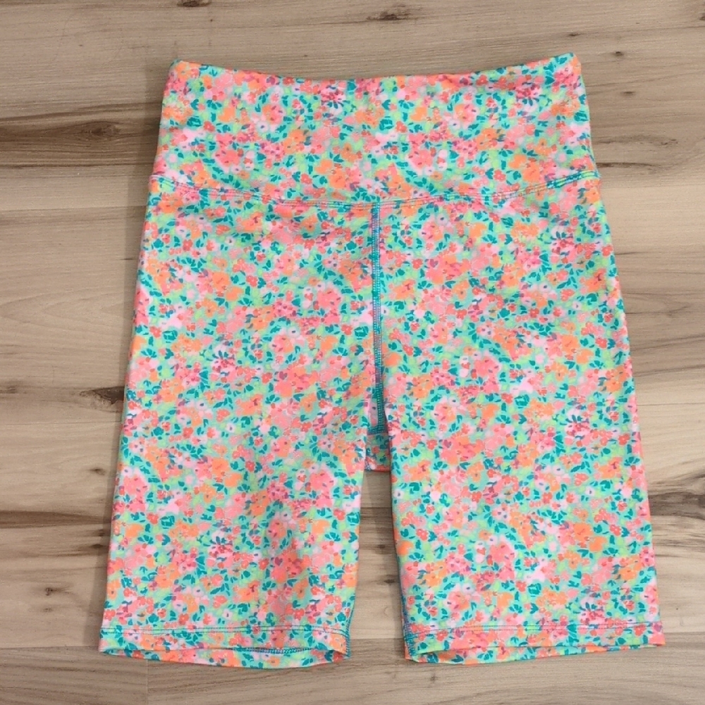 Pristine Nanette Lepore Floral Bike Shorts Size Medium